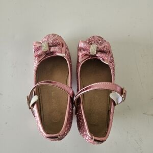 Sparkly Pink Dress Shoes for Kids